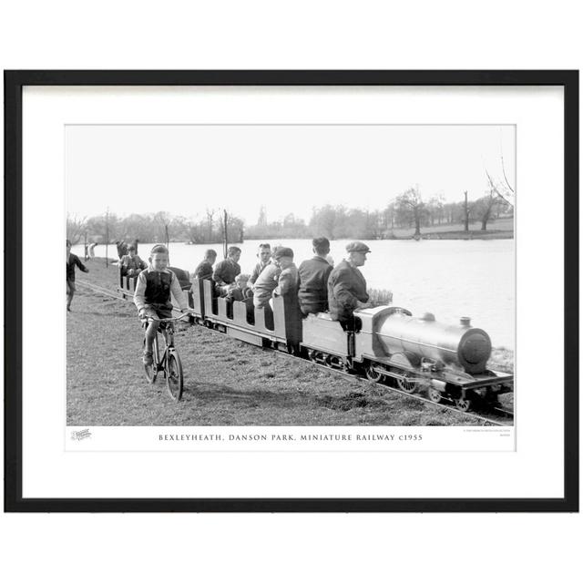 Bexleyheath, Danson Park, Miniature Railway C1955 by Francis Frith - Single Picture Frame Print The Francis Frith Collection Size: 45cm H x 60cm W x 2 on Productcaster.