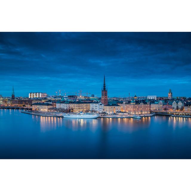 Stockholm Skyline by Bluejayphoto - Wrapped Canvas Photograph 17 Stories Size: 61cm H x 91cm W on Productcaster.