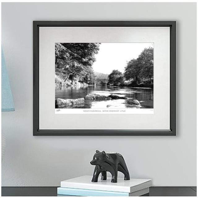 Whatstandwell, River Derwent C1960' - Picture Frame Photograph Print on Paper The Francis Frith Collection Size: 28cm H x 36cm W x 2.3cm D on Productcaster.