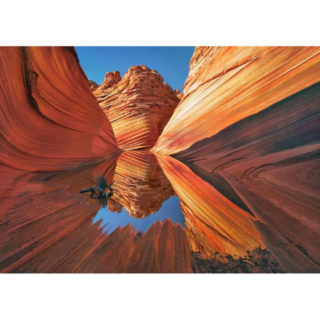 Leinwandbild The Wave In Vermillion Cliffs, Arizona von Frank Krahmer Gracie Oaks Größe: 40 cm H x 60 cm B x 4 cm T on Productcaster.