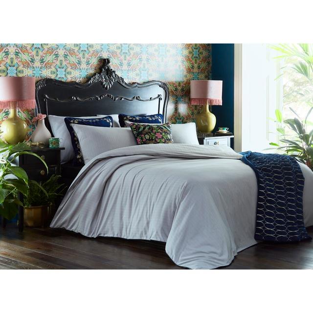 Folia Duvet Set Wedgwood Size: Double Duvet Cover + 2 Standard Pillowcases on Productcaster.