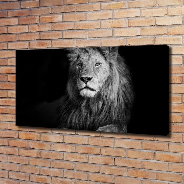 Lion - Wrapped Canvas Art Prints Brayden Studio on Productcaster.