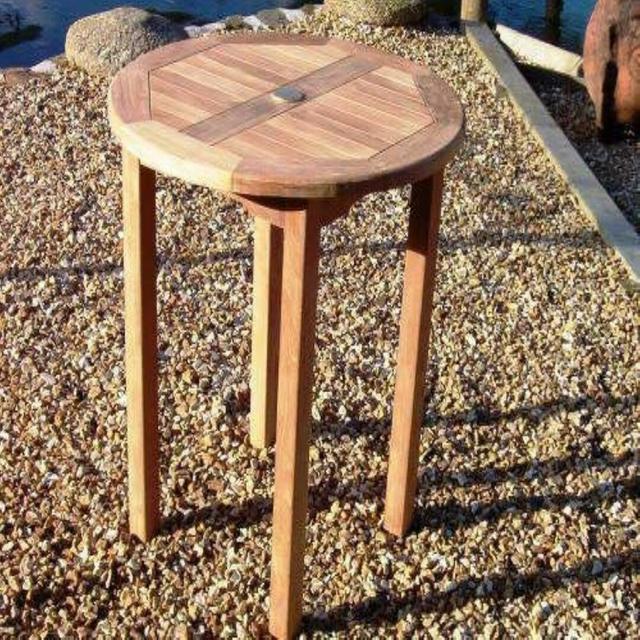 Izzy Teak Bistro Table Dakota Fields on Productcaster.