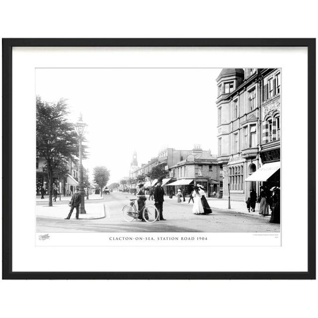 Clacton On Sea, Station Road 1904 by Francis Frith - Single Picture Frame Print The Francis Frith Collection Size: 60cm H x 80cm W x 2.3cm D on Productcaster.