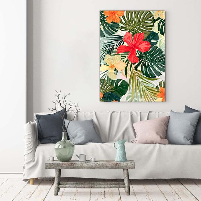 Hawaiianische Blumen - Kunstdrucke auf Segeltuch Sansibar Home on Productcaster.