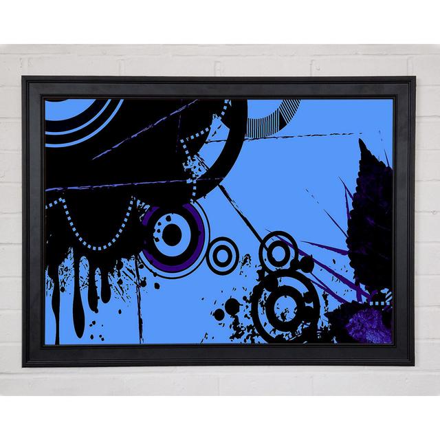 Melting Circles Framed Print Ivy Bronx Size: 84.1cm H x 118.9cm W x 1.5cm D on Productcaster.