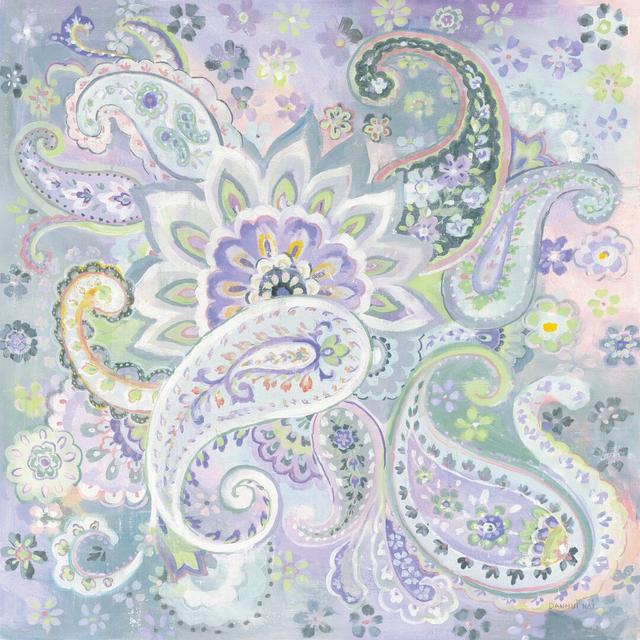 Paisley Dream by Danhui Nai - Wrapped Canvas Painting Latitude Vive Size: 51cm H x 51cm W on Productcaster.