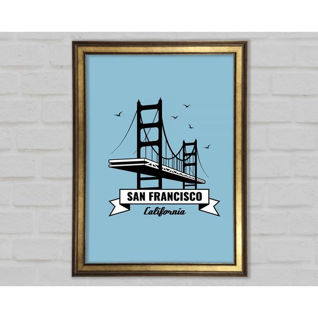 Golden Gate Bridge 1 - Single Picture Frame Art Prints Ophelia & Co. Size: 59.7cm H x 42cm W x 1.5cm D on Productcaster.