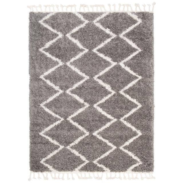 Fisk Machine Woven Cream/Grey Rug Natur Pur Rug Size: Rectangle 240 x 330cm on Productcaster.