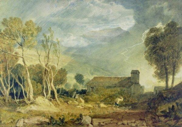 Patterdale Old Church, C.1810-15 by J.M.W. Turner - Unframed Art Print on Paper East Urban Home Size: Extra Large on Productcaster.