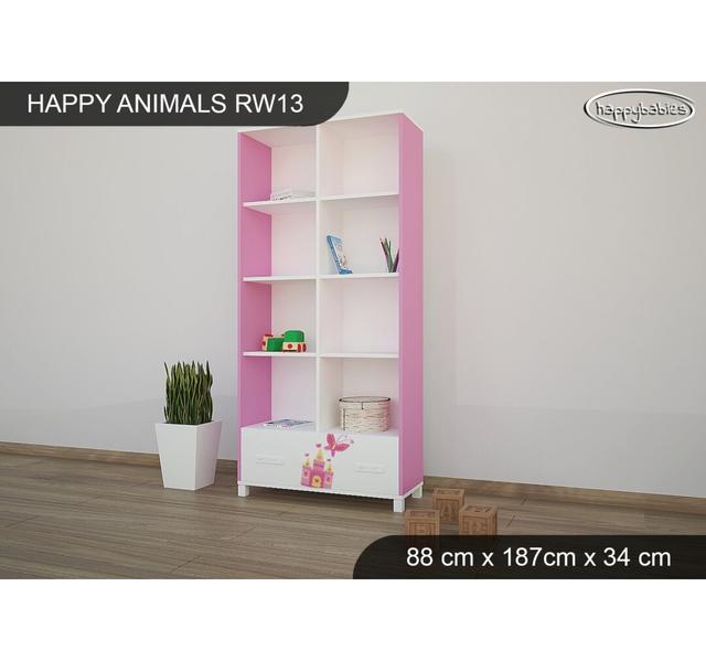 187cm H X 88cm W Chip Resistant Animals Kids Cube Happy Babies Colour: Pink on Productcaster.