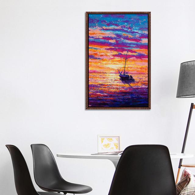 Sunset Sail by Anne-Marie Verdel - Gallery-Wrapped Canvas Giclée on Canvas Breakwater Bay Size: 101.6cm H x 66.04cm W x 3.81cm D, Format: Classic Wood on Productcaster.