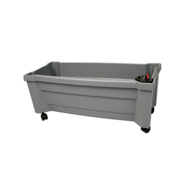 Calypso Plastic Self-Watering Planter Box KHW Colour: Grey on Productcaster.