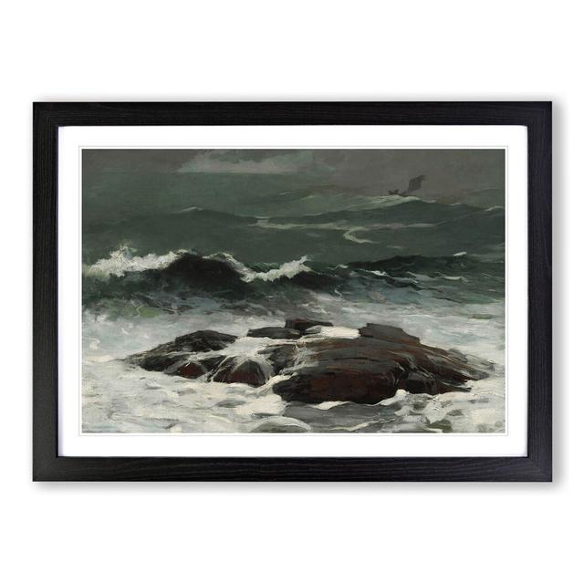 Summer Squall by Winslow Homer - Picture Frame Painting East Urban Home Size: 36cm H x 48cm W x 2cm D, Frame Option: Black Framed on Productcaster.