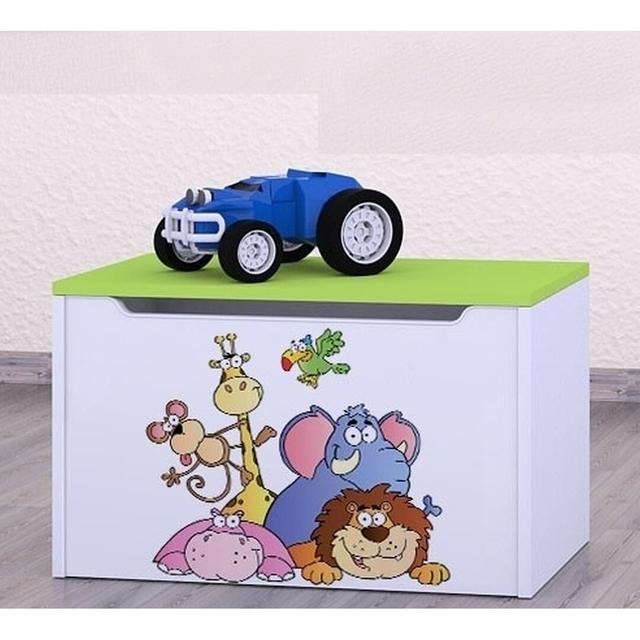 Singita Safari Toy Box Zoomie Kids Finish: Green on Productcaster.