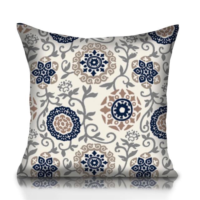 Charif Garden Back Cushion Latitude Vive Size: 55cm W x 55cm D on Productcaster.