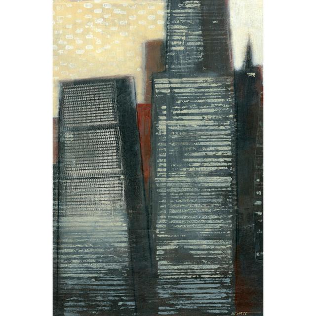 Urban Landscape IV by Norman Wyatt Jr. - Wrapped Canvas Painting Marlow Home Co. Size: 91cm H x 61cm W x 3.8cm D on Productcaster.