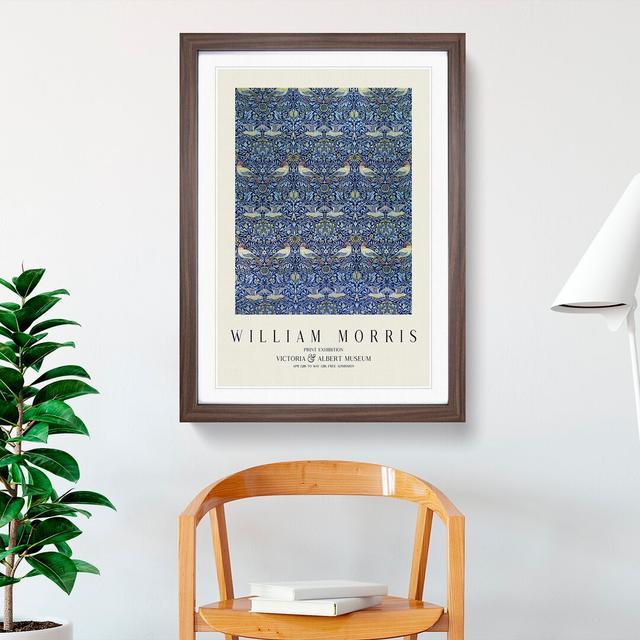 Birds Vol.1 by William Morris - Picture Frame Art Prints East Urban Home Frame Option: Walnut, Size: 48cm H x 36cm W x 2cm D on Productcaster.