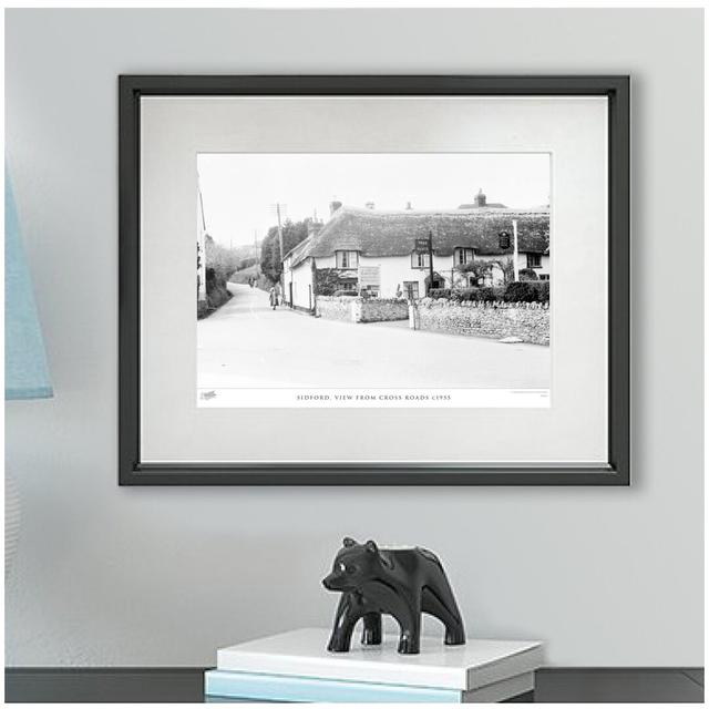 'Sidford, View from Cross Roads C1955' by Francis Frith - Picture Frame Photograph Print on Paper The Francis Frith Collection Size: 45cm H x 60cm W x on Productcaster.