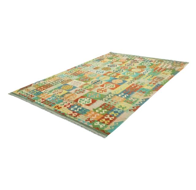 Riaan Oriental Handmade Rectangle: 302' X 205' Area Rug Bloomsbury Market on Productcaster.