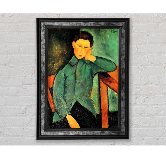 Modigliani Boy In A Blue Jacket - Print Bright Star Size: 142.2cm H x 84.1cm W x 8cm D on Productcaster.