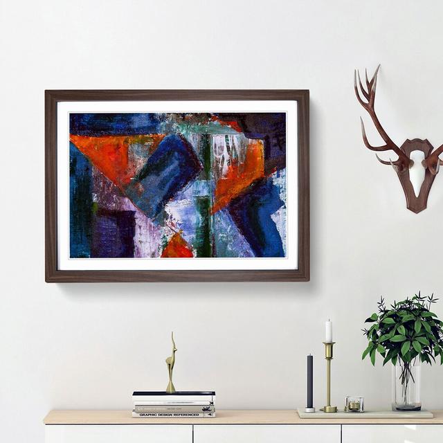 Abstract Art Painting Vol.133 by S.Johnson - Picture Frame Painting Print East Urban Home Frame Option: Walnut Framed, Size: 36cm H x 48cm W x 2cm D on Productcaster.