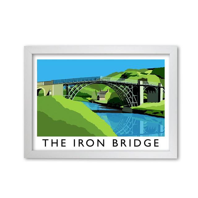 The Iron Bridge by Richard O'Neill - Single Picture Frame Print 17 Stories Frame Options: White, Size: 297 cm H x 42 cm W on Productcaster.