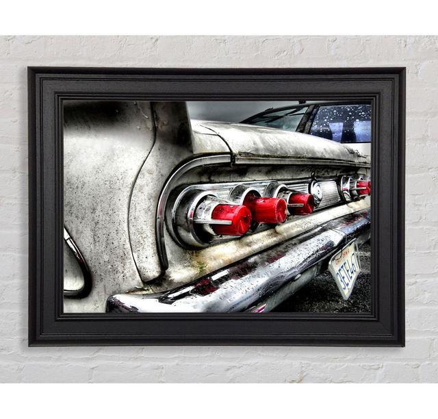 Classic Car Rear Framed Print Rosalind Wheeler Size: 29.7cm H x 42cm W x 8cm D on Productcaster.