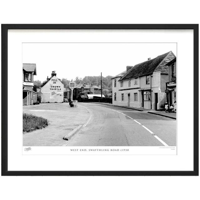 'West End, Swaythling Road C1950' by Francis Frith - Picture Frame Photograph Print on Paper The Francis Frith Collection Size: 28cm H x 36cm W x 2.3c on Productcaster.