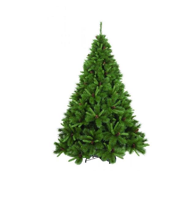 Künstlicher Weihnachtsbaum Grün Wien mit Ständer Die Saisontruhe Größe: 180 cm on Productcaster.