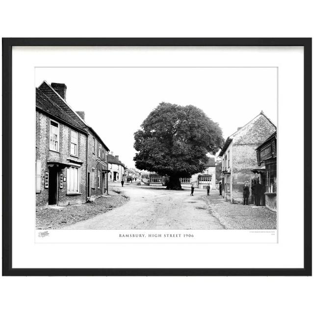 Ramsbury, High Street 1906 - Single Picture Frame Print The Francis Frith Collection Size: 40cm H x 50cm W x 2.3cm D on Productcaster.