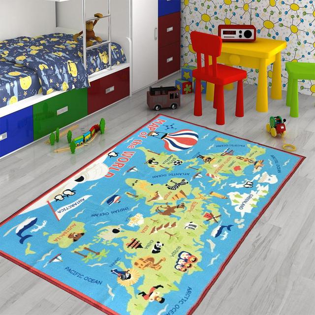 Dulcinea Flatweave Blue Rug Zoomie Kids Rug Size: Rectangle 100 x 165cm on Productcaster.