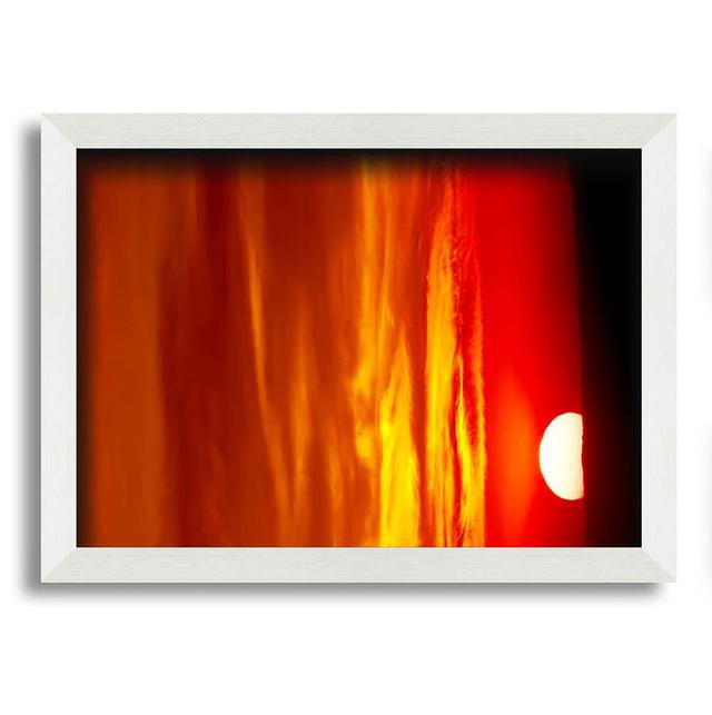 As the Sun Falls in the Stunning Golden Sky - Single Picture Frame Art Prints Brayden Studio Size: 42cm H x 59.7cm W x 10cm D on Productcaster.