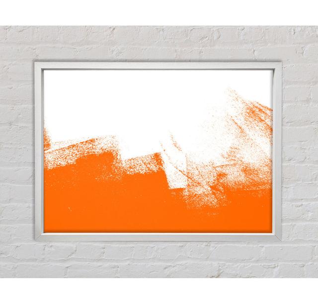 Orange Wash - Single Picture Frame Art Prints on Canvas Bright Star Size: 84.1cm H x 118.9cm W x 3.3cm D on Productcaster.