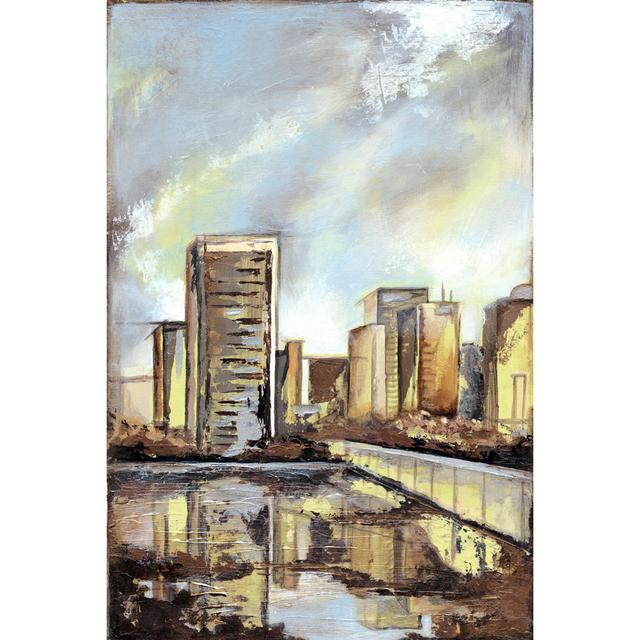 Urban Terrain II by Megan Meagher - Wrapped Canvas Art Prints Marlow Home Co. Size: 76cm H x 51cm W x 3.8cm D on Productcaster.