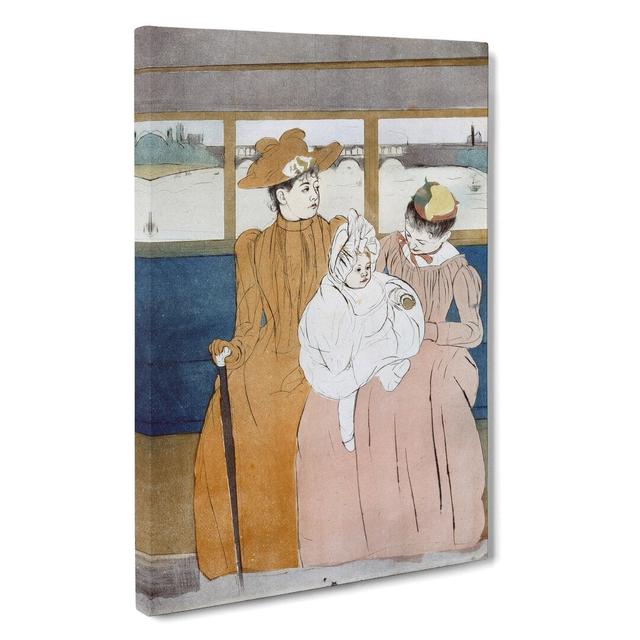 On the River by Mary Cassatt - Wrapped Canvas Painting East Urban Home Size: 50cm H x 35cm W x 3cm D on Productcaster.