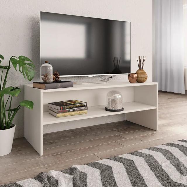 TV-Lowboard Hausman für TVs bis zu 44" Ebern Designs Farbe: Weiß on Productcaster.