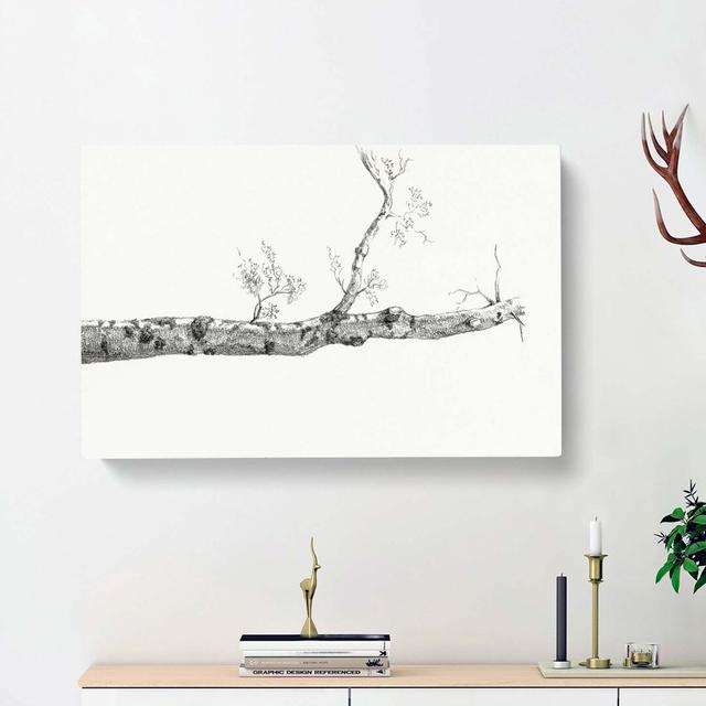 Study of a Tree by Jean Bernard - Wrapped Canvas Painting Print East Urban Home Size: 40cm H x 60cm W x 3cm D on Productcaster.