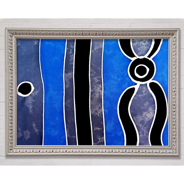 Tribal Greys - Single Picture Frame Print Bright Star Size: 21cm H x 29.7cm W on Productcaster.