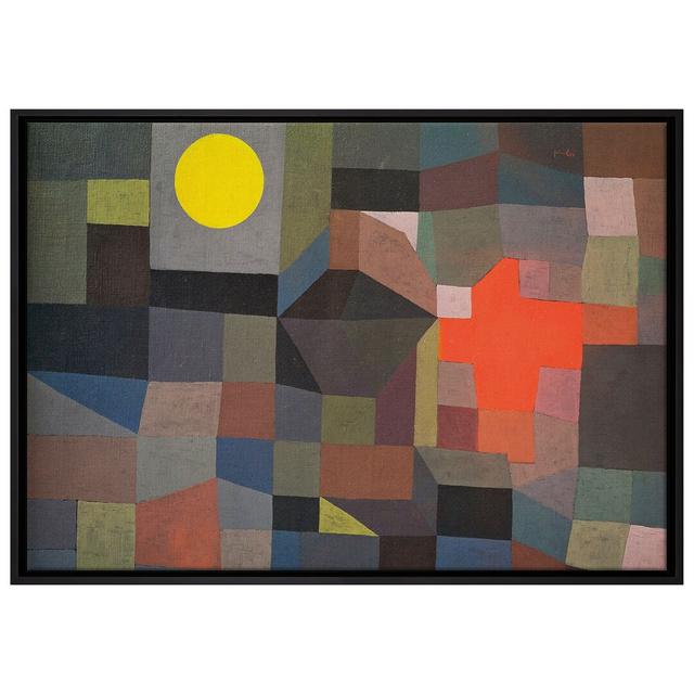 Gerahmtes Leinwandbild Fire at Full Moon von Paul Klee Corrigan Studio Maße: 75 cm H x 105 cm B x 2,5 cm T on Productcaster.