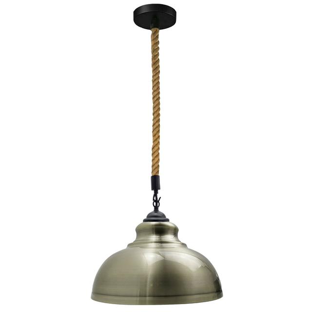 Kathryn 1 - Light Single Dome Pendant Breakwater Bay Shade Colour: Satin Nickel, Bulb Included: No on Productcaster.