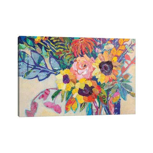 Fabulous Florals by Elizabeth St. Hilaire - Wrapped Canvas Painting ClassicLiving Size: 20.32cm H x 30.48cm W x 1.91cm D on Productcaster.