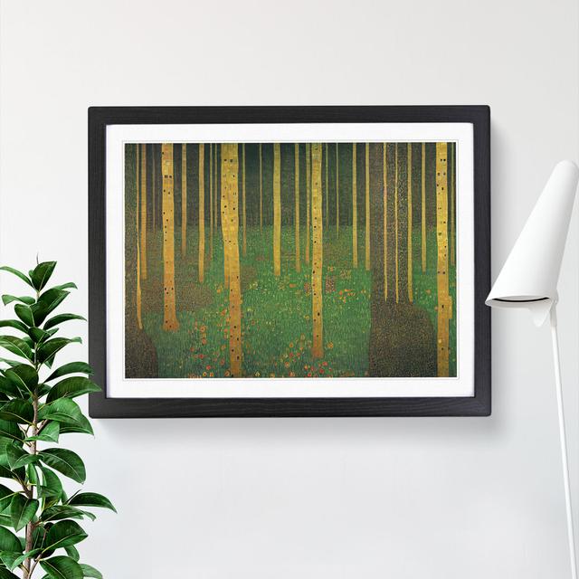 Trendy Forest - Picture Frame Painting Alpen Home Frame Colour: Black, Size: 46cm H x 64cm W x 2cm D on Productcaster.