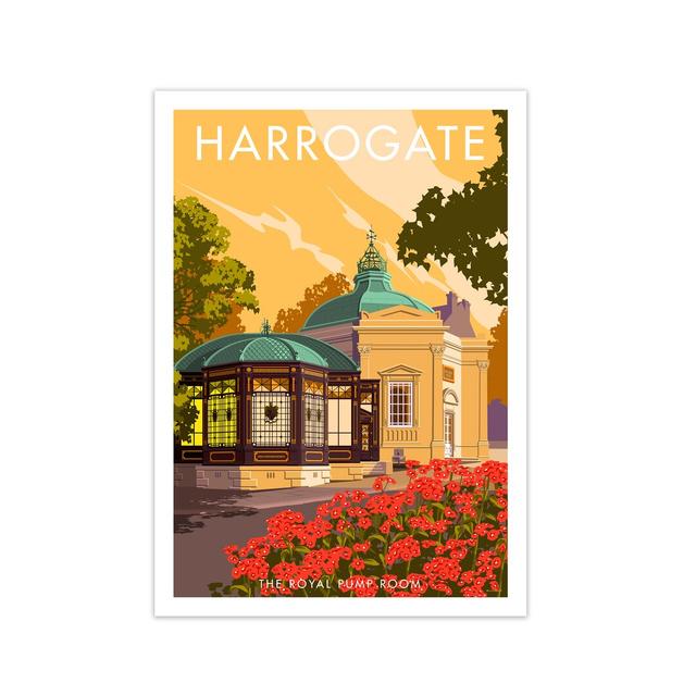 Harrogate by Stephen Millership - Print East Urban Home Frame Options: No Frame, Size: 59.4 cm H x 42 cm W x 1 cm D on Productcaster.