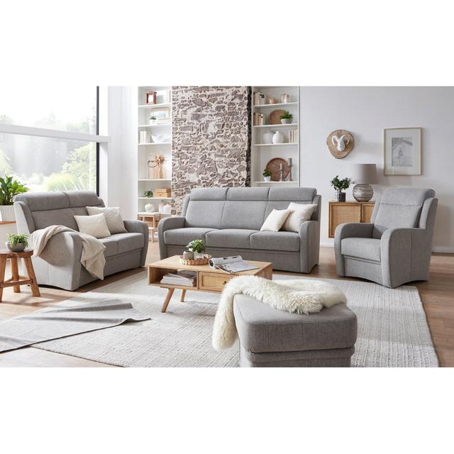 Zweiersofa Varese Villa Beck Polsterfarbe: Hellgrau, Sitzplatzkapazität: 2, Größe: 99 cm H x 131 cm B x 82 cm T on Productcaster.