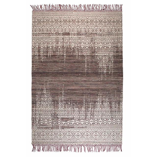 Milligan No Pattern And Not Solid Colour Handmade Handwoven Brown Area Rug Gracie Oaks Rug Size: Rectangle 170 x 240cm on Productcaster.