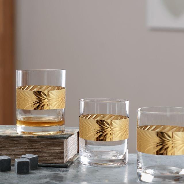 Acker 400ml Whiskey Glass Set (Set of 4) The Seasonal Aisle on Productcaster.