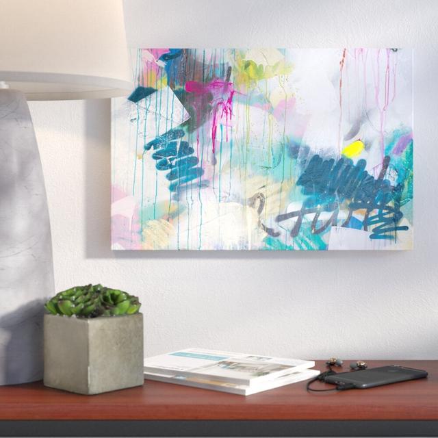 Spray Me III by Kent Youngstrom - Wrapped Canvas Painting Print East Urban Home Size: 71 cm H x 107 cm W on Productcaster.