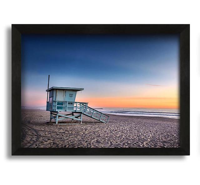 Dawn Framed Print House of Hampton Size: 42cm H x 60cm W x 10cm D, Format: Black Framed Canvas on Productcaster.