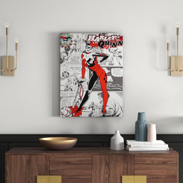 Harley Quinn Vintage Advertisement on Canvas East Urban Home on Productcaster.